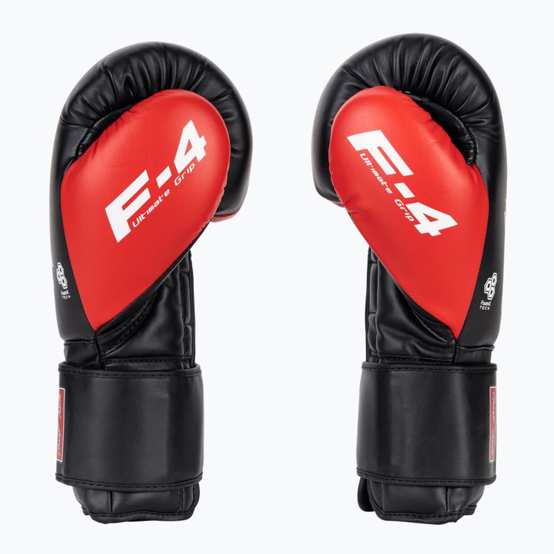 Rękawice bokserskie damskie RDX BGR-F4 red/black 4