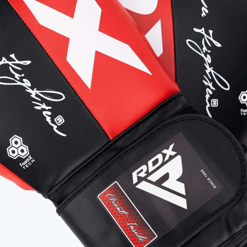 Rękawice bokserskie damskie RDX BGR-F4 red/black 5