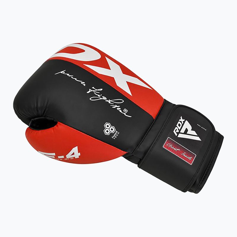 Rękawice bokserskie damskie RDX BGR-F4 red/black 6