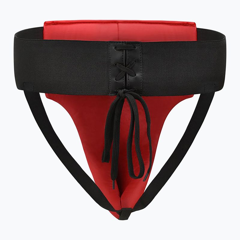 Ochraniacz krocza męski RDX R1 Martial Arts Groin Guard red/black 2
