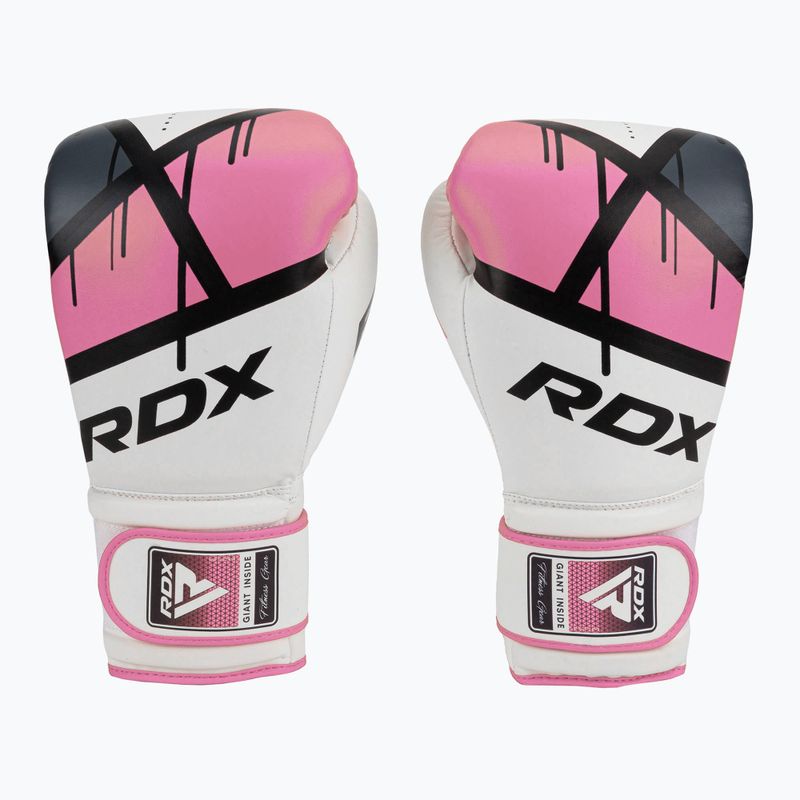 Rękawice bokserskie damskie RDX BGR-F7 pink 2