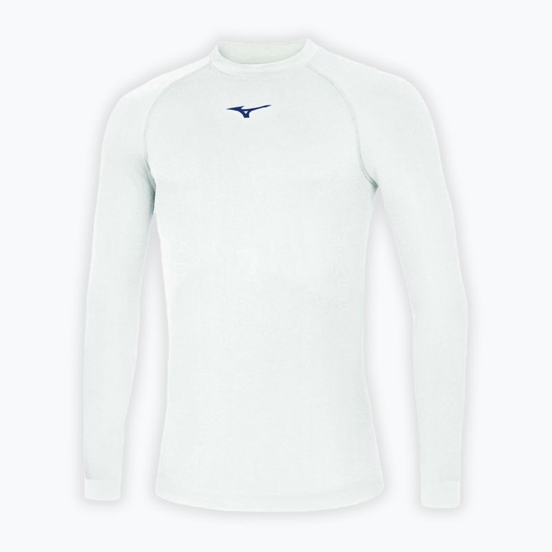 Longsleeve do biegania męski Mizuno Uni Core white/ navy