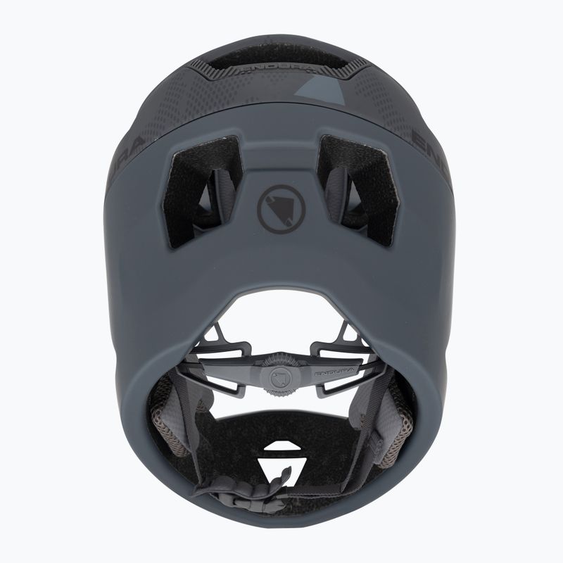 Kask rowerowy dziecięcy Endura Singletrack Full Face Youth grey camo 3