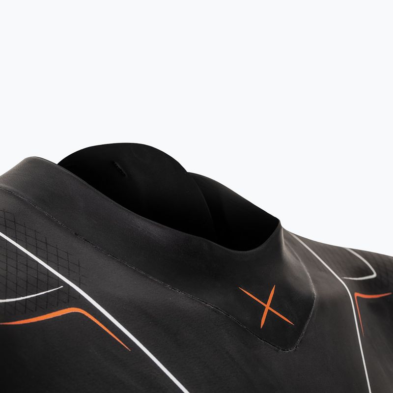 Pianka triathlonowa męska ZONE3 Vanquish-X 5 mm black/orange 4
