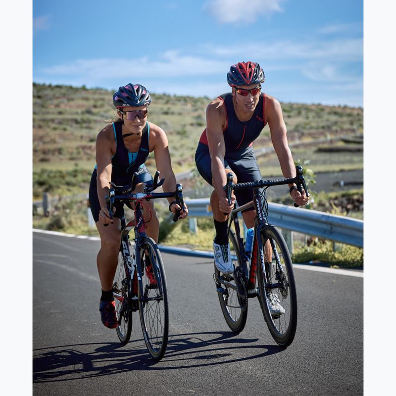 Kombinezon triathlonowy męski ZONE3 Activate Trisuit black/red 7