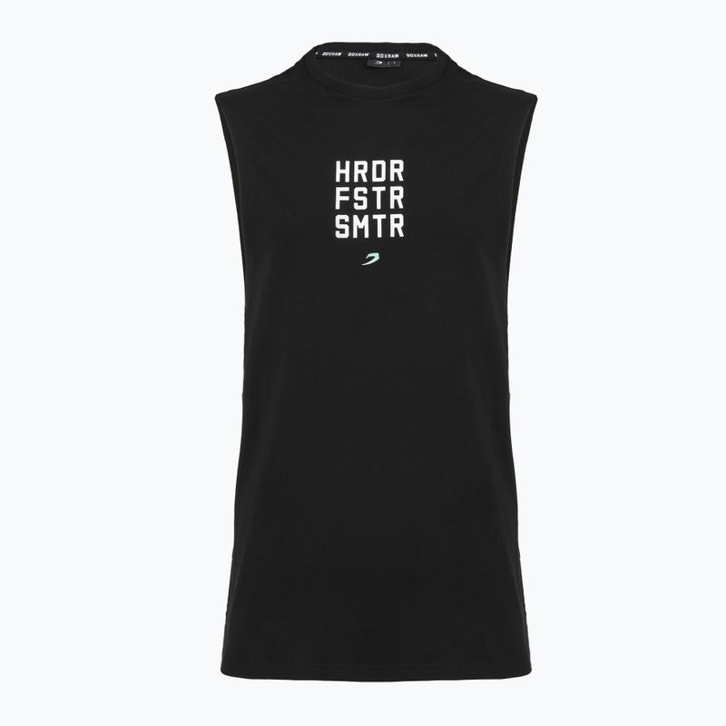 Koszulka męska Boxraw HRDR FSTR SMTR Muscle Tank black 7