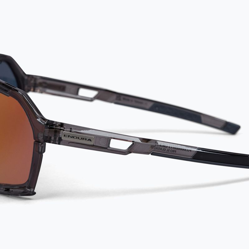 Okulary przeciwsłoneczne Endura Pro SL grey/black/red revo smoke/clear silver flash mirror/amber 4