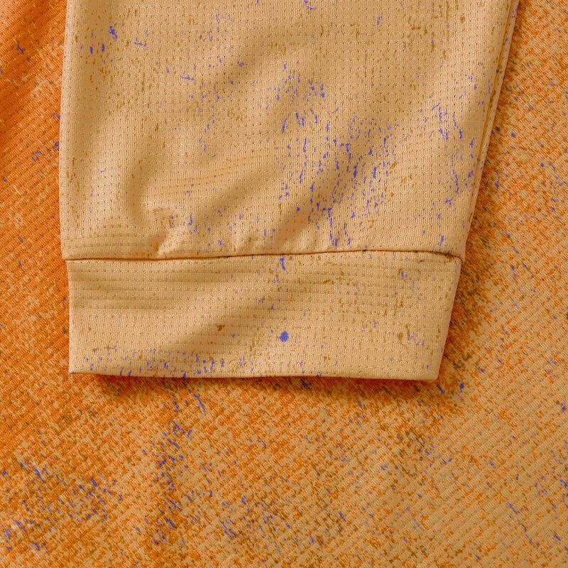 Longsleeve rowerowy męski Endura Singletrack Print end orange 8