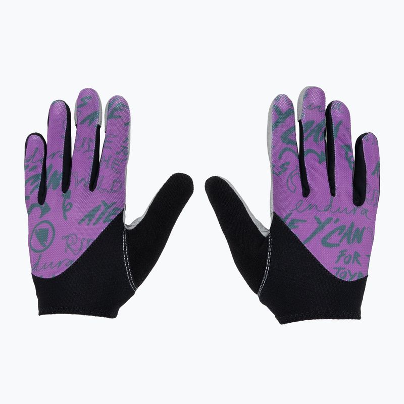 Rękawiczki rowerowe damskie Endura Hummvee Lite Icon W end purple 2