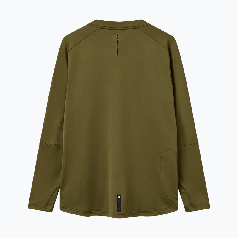 Longsleeve rowerowy męski Endura Alltrack Roam Fleece moss green 8