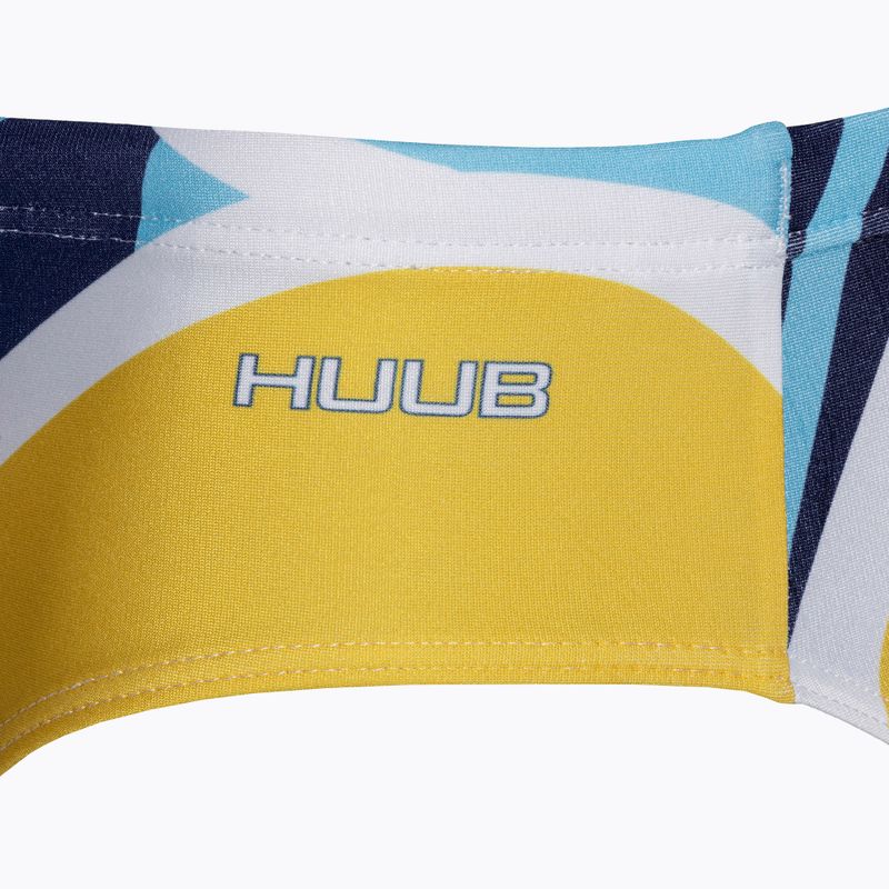 Slipy pływackie męskie HUUB Brief Jonny navy/yellow 3