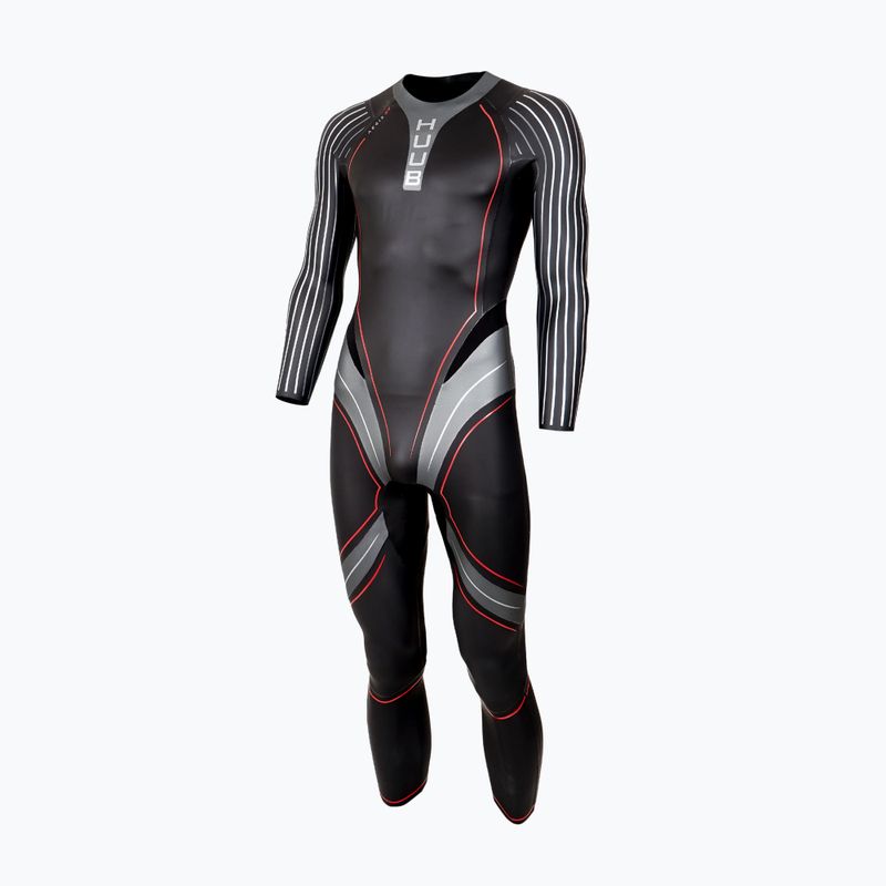 Pianka triathlonowa męska HUUB Aegis XV 3:5 black/silver 3