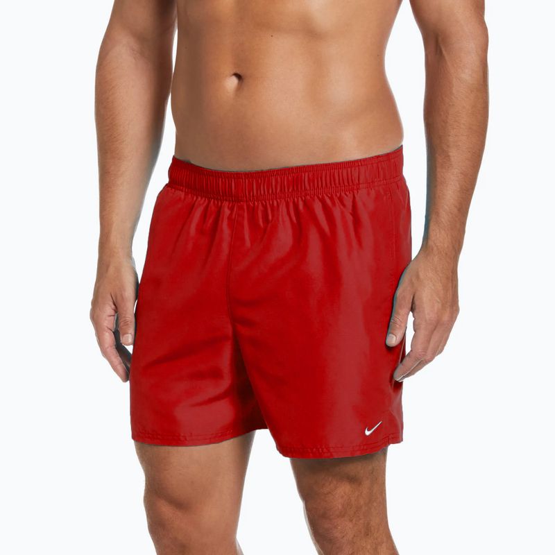 Szorty kąpielowe męskie Nike Essential 5" Volley university red 4