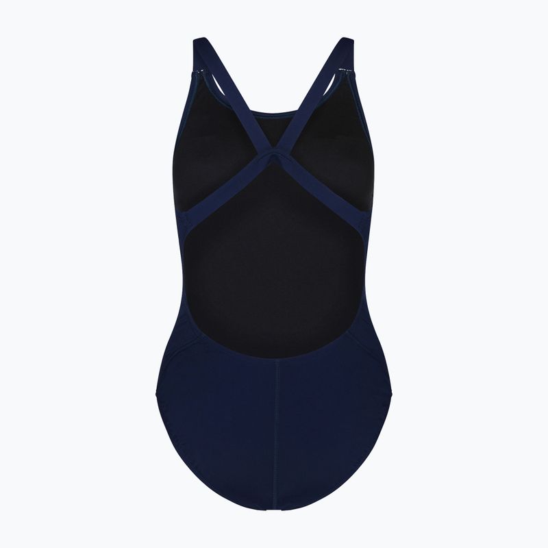 Strój pływacki jednoczęściowy damski Nike Hydrastrong Solid Fastback navy 2