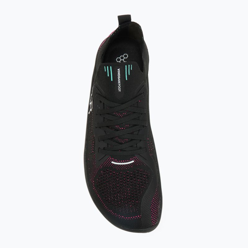 Buty barefoot damskie Vivobarefoot Primus Lite Knit obsidian/ vibrant pink 5