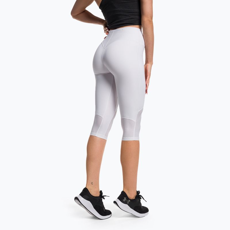Legginsy treningowe damskie Gymshark Pulse Cropped white 3