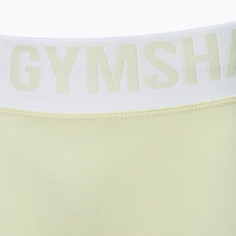 Legginsy treningowe damskie Gymshark Flex Low Rise green/marl 3