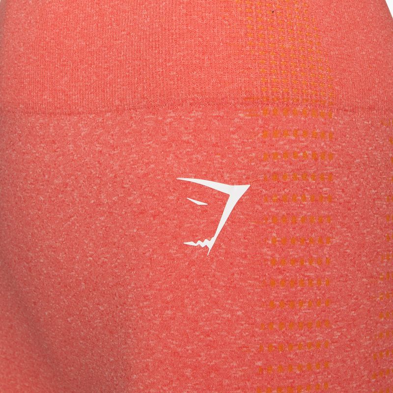 Legginsy treningowe damskie Gymshark Vital Seamless orange/marl 3