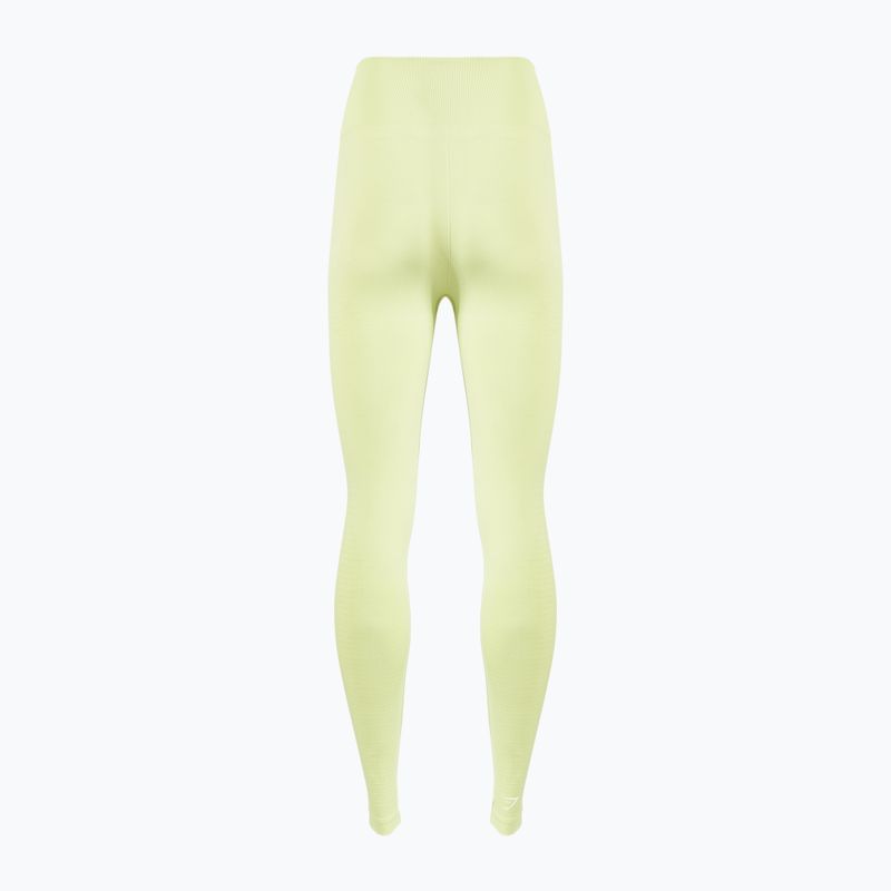 Legginsy treningowe damskie Gymshark Vital Seamless yellow/marl 2