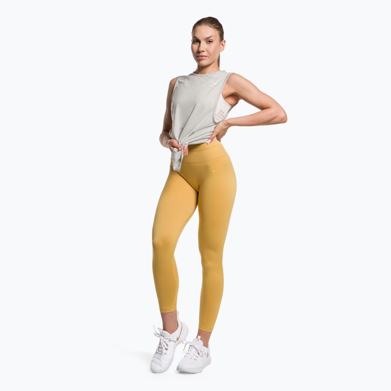 Koszulka treningowa damska Gymshark Training Drop Arm Tank light grey 2