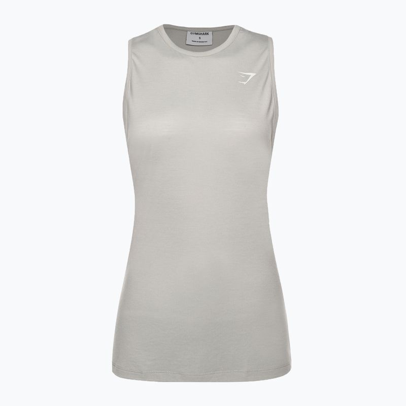 Koszulka treningowa damska Gymshark Training Drop Arm Tank light grey 5