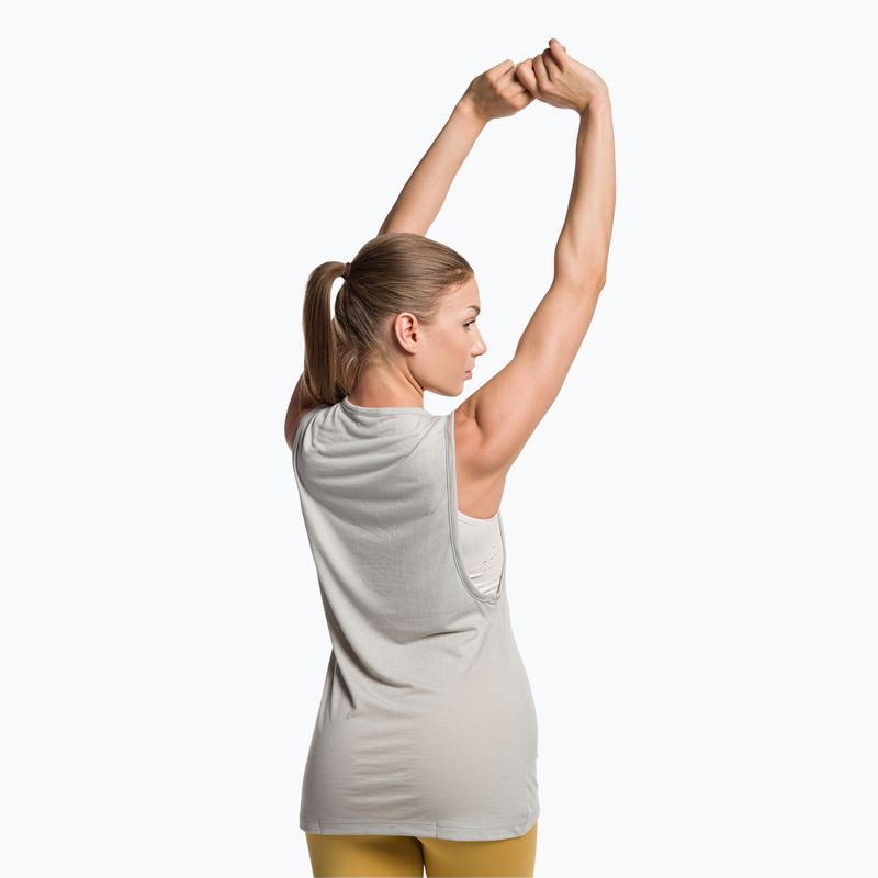 Koszulka treningowa damska Gymshark Training Drop Arm Tank light grey 3