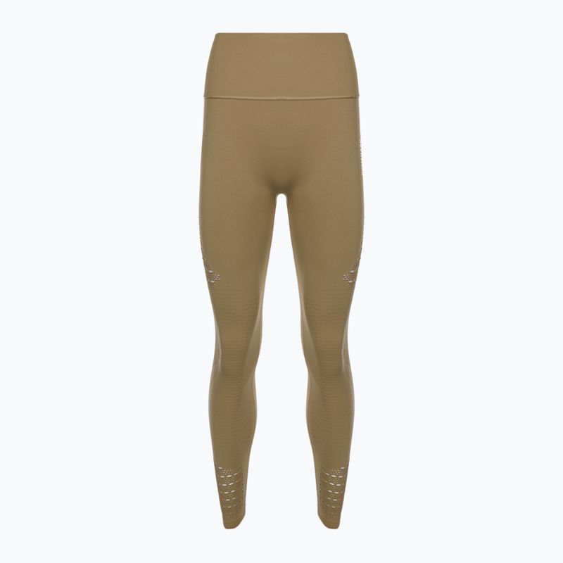 Legginsy treningowe damskie Gymshark Energy Seamless biscotti brown/white 5