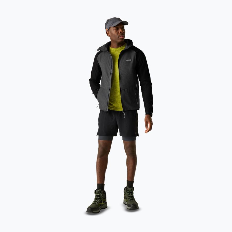 Kurtka softshell męska REGATTA Arec III ash marl/black 2