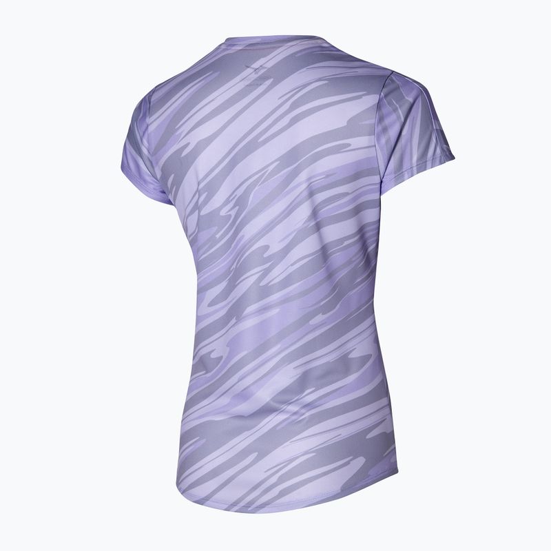 Koszulka do biegania damska Mizuno Impulse Core Graphic Tee pastel lilac 2