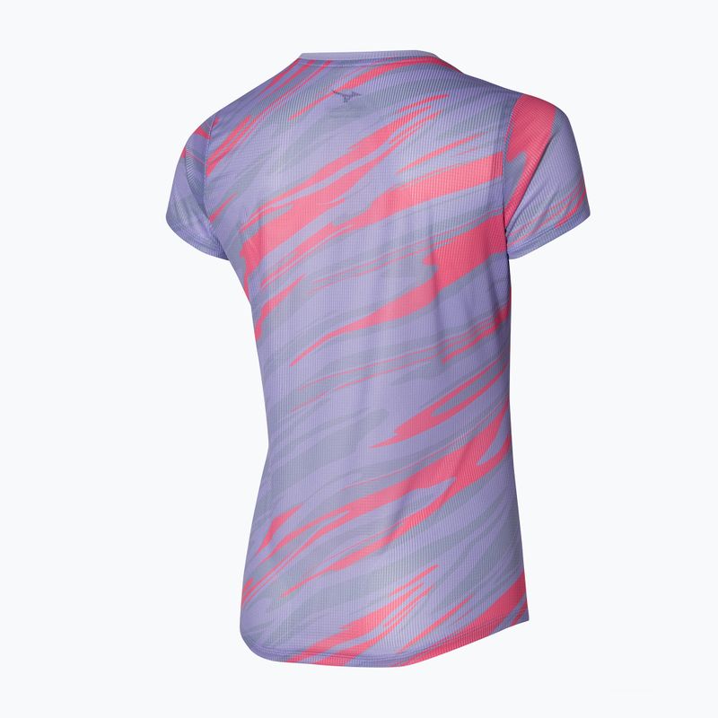 Koszulka do biegania damska Mizuno DAF Graphic Tee pastel lilac 2
