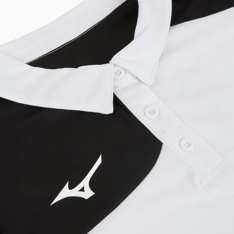 Koszulka polo damska Mizuno Kobe Polo white/black 3