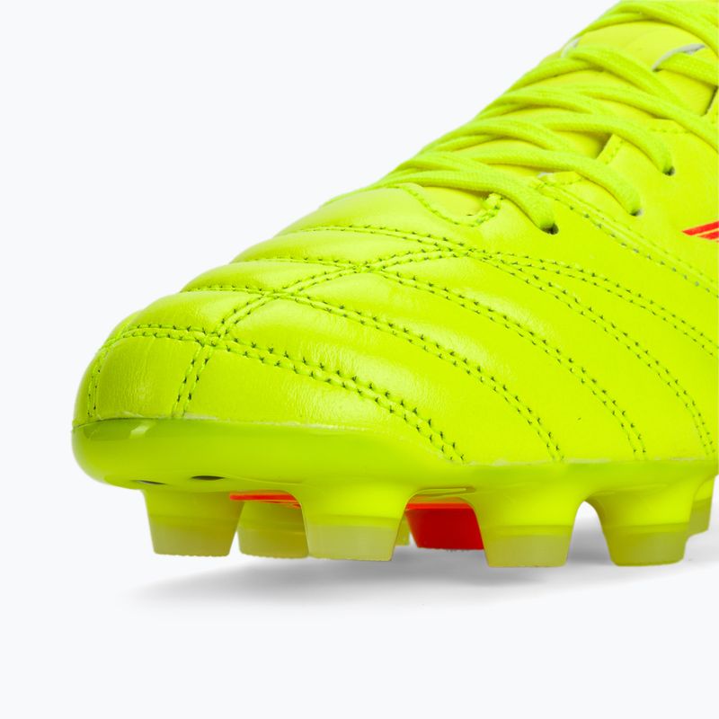 Buty piłkarskie Mizuno Morelia Neo IV Pro MD safety yellow/ fiery coral 2/ galaxy silver 9