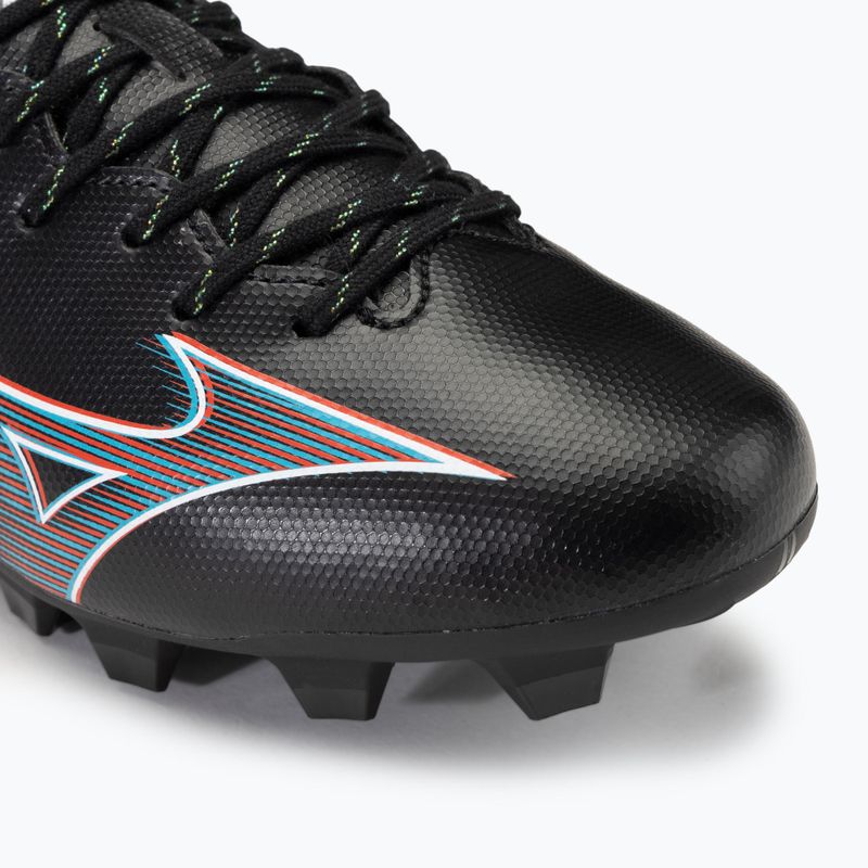 Buty piłkarskie męskie Mizuno α Select FG black/ignition red/801 c 7