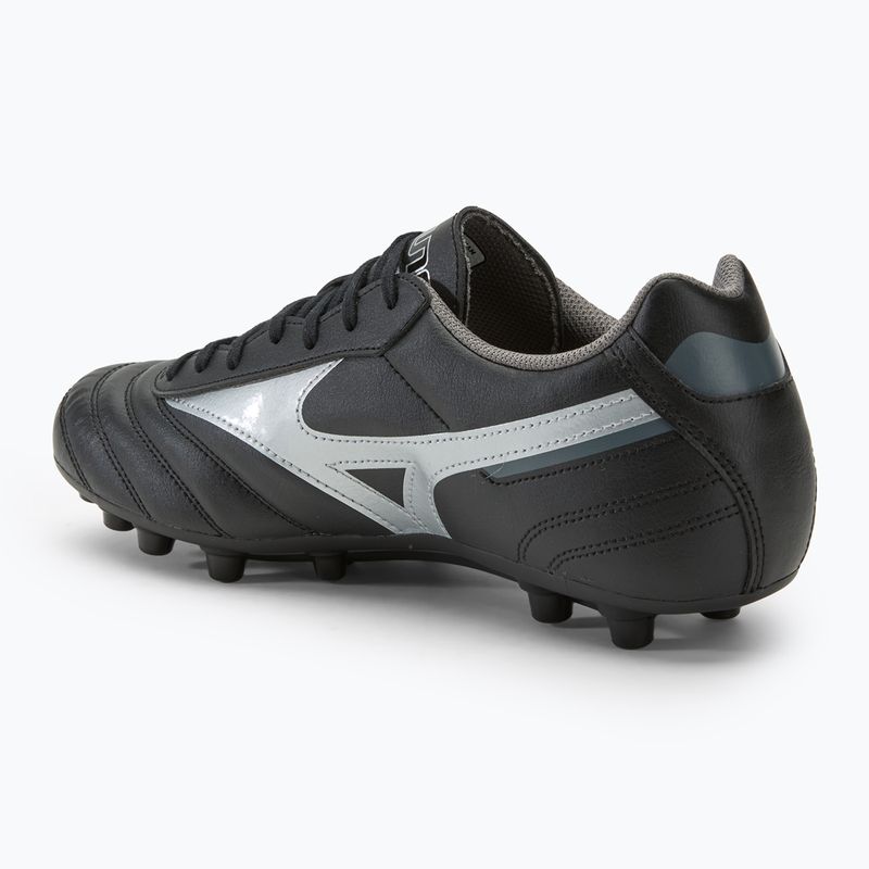 Buty piłkarskie męskie Mizuno Morelia II Club AG black/galaxy silver/dark shadow 3