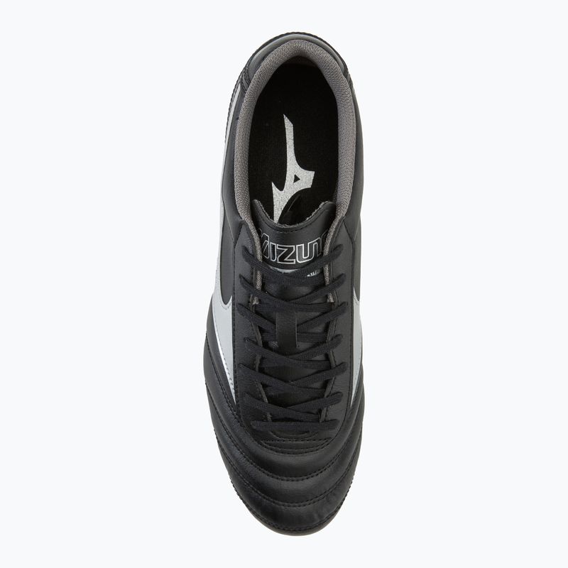 Buty piłkarskie męskie Mizuno Morelia II Club AG black/galaxy silver/dark shadow 5