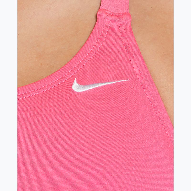 Strój pływacki jednoczęściowy damski Nike Hydrastrong Solid Fastback hyper pink 7