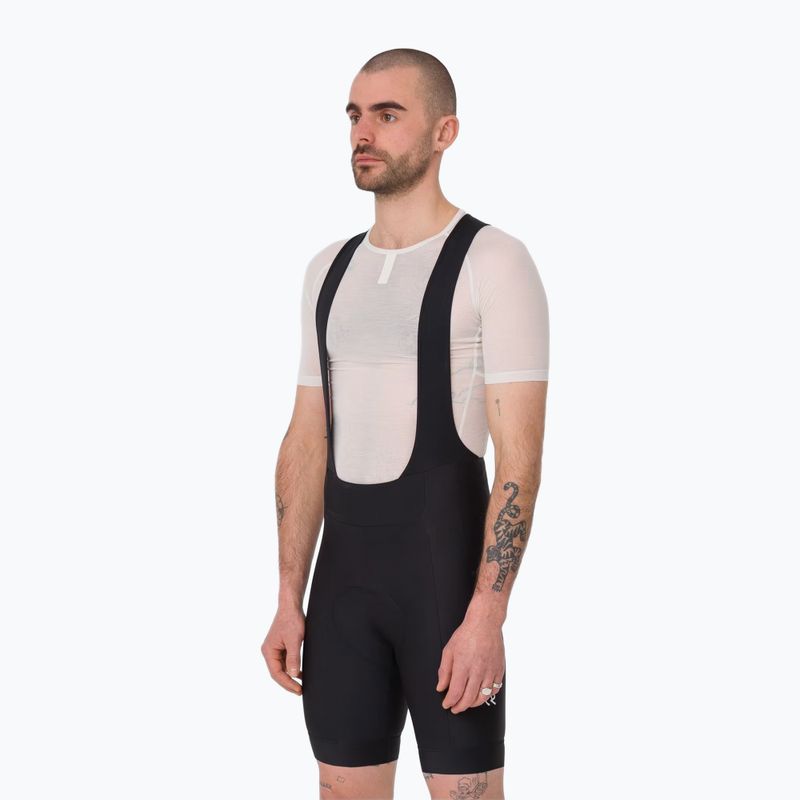 Spodenki rowerowe męskie Rapha Core Bib Shorts black/black 2
