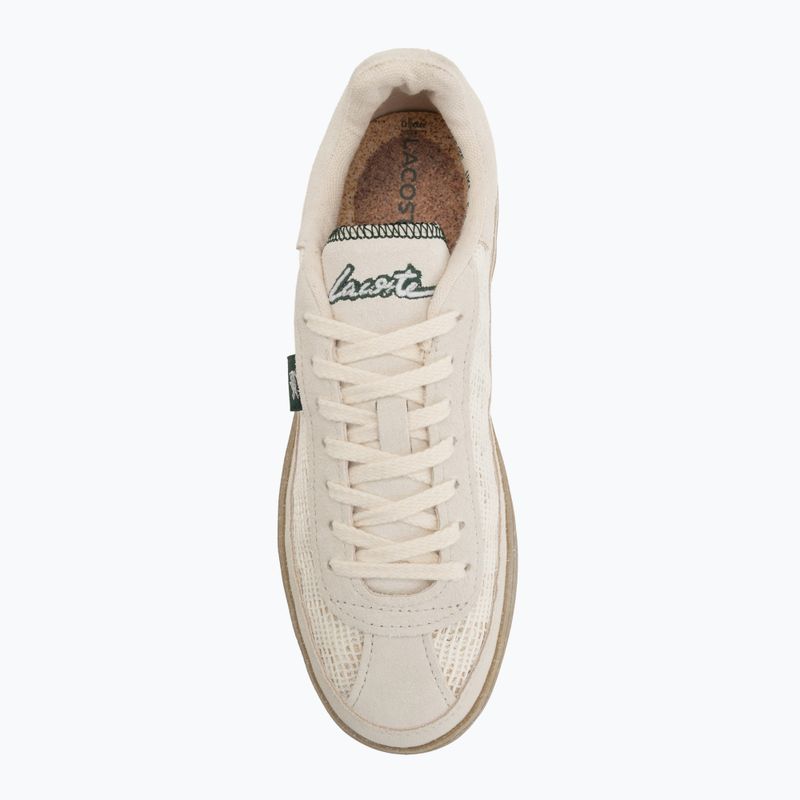 Buty damskie Lacoste Baseshot Lite off white/light tan 5