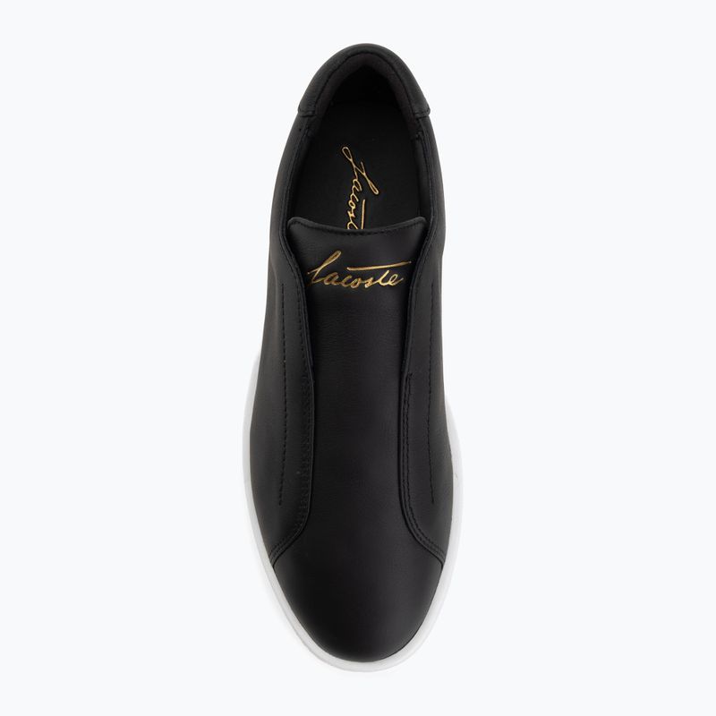 Buty męskie Lacoste Linecourt Slip-On black/white 5