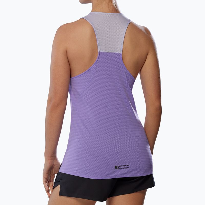 Koszulka do biegania damska Mizuno Tech Light Tank paisley purple 2