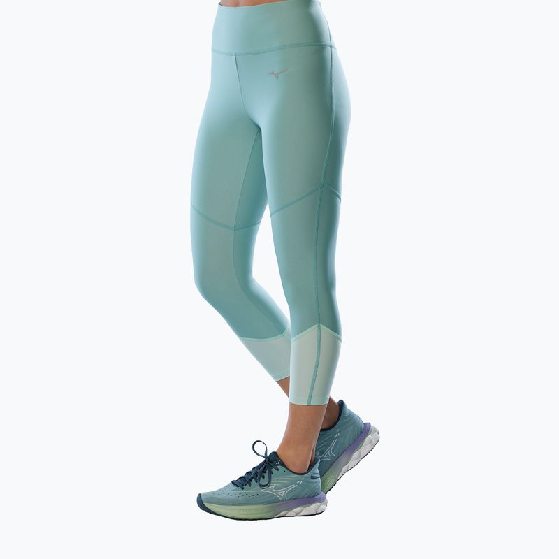 Legginsy damskie Mizuno Impulse Core 3/4 cloud blue