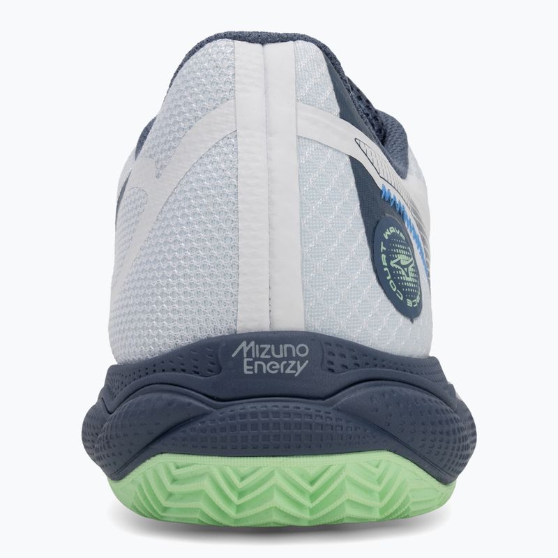 Buty do tenisa męskie Mizuno Wave Enforce Court CC white/ vintage indigo/ neo mint 6