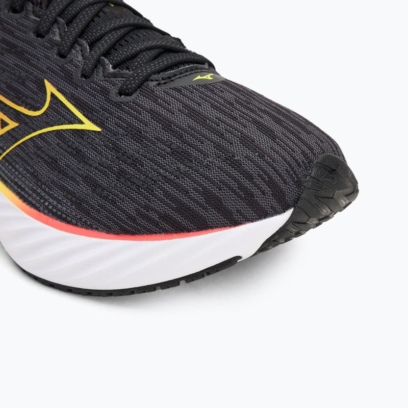 Buty do biegania damskie Mizuno Wave Rider 28 black/evening primrose/poppy red 7