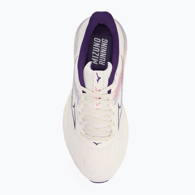 Buty do biegania damskie Mizuno Wave Inspire 21 snow white/vintage indigo/camellia rose 5