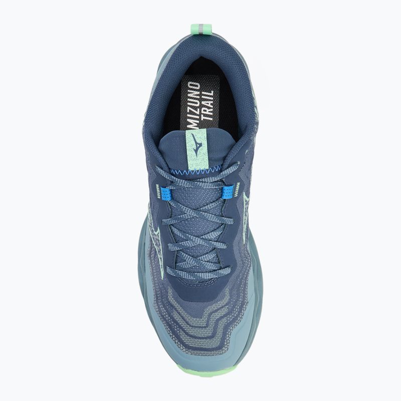 Buty do biegania męskie Mizuno Wave Daichi 9 vintage indigo/neo mint/citade 5
