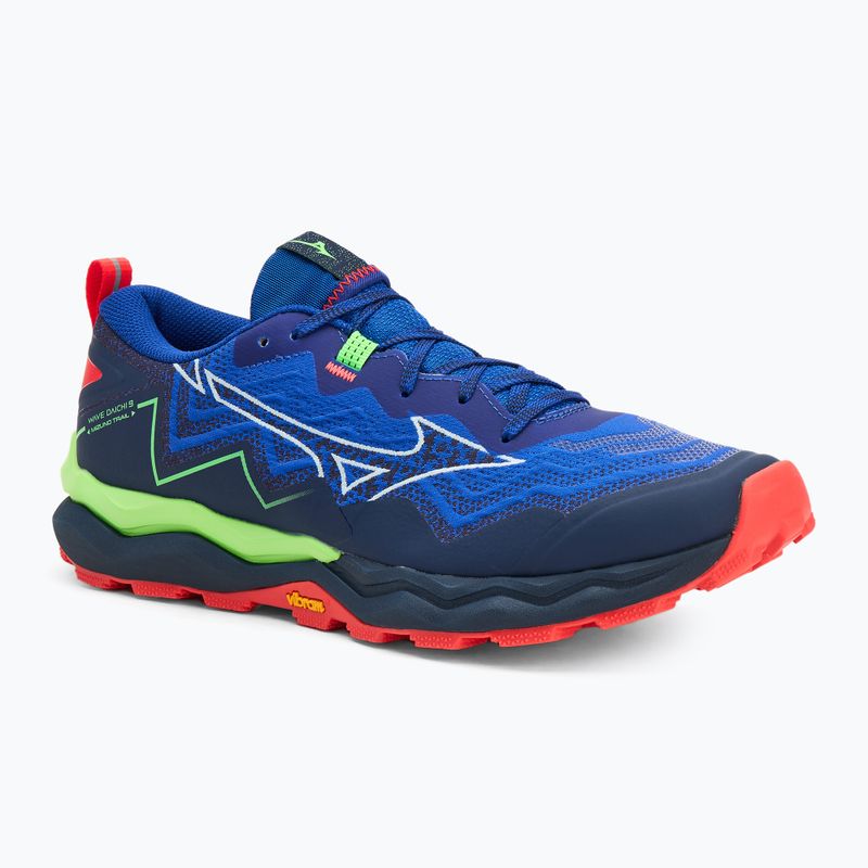 Buty do biegania męskie Mizuno Wave Daichi 9 reflex blue c/white/green geck