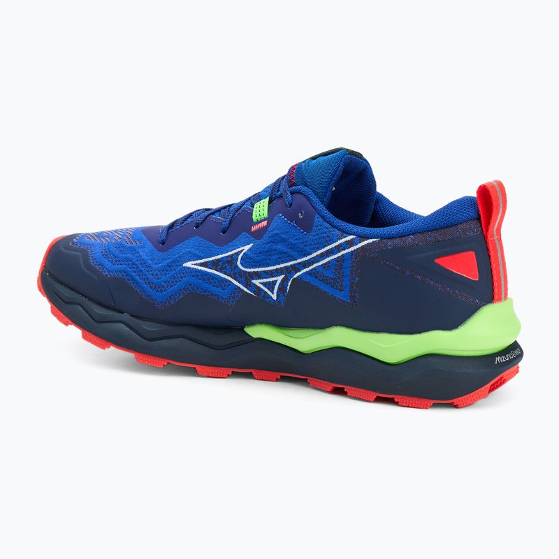 Buty do biegania męskie Mizuno Wave Daichi 9 reflex blue c/white/green geck 3