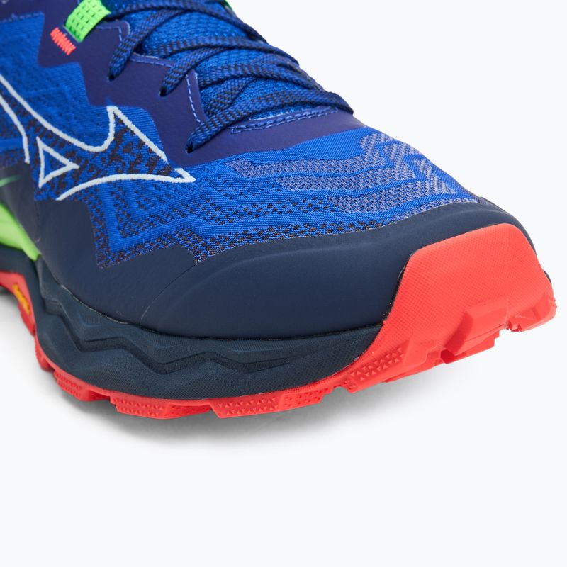 Buty do biegania męskie Mizuno Wave Daichi 9 reflex blue c/white/green geck 7