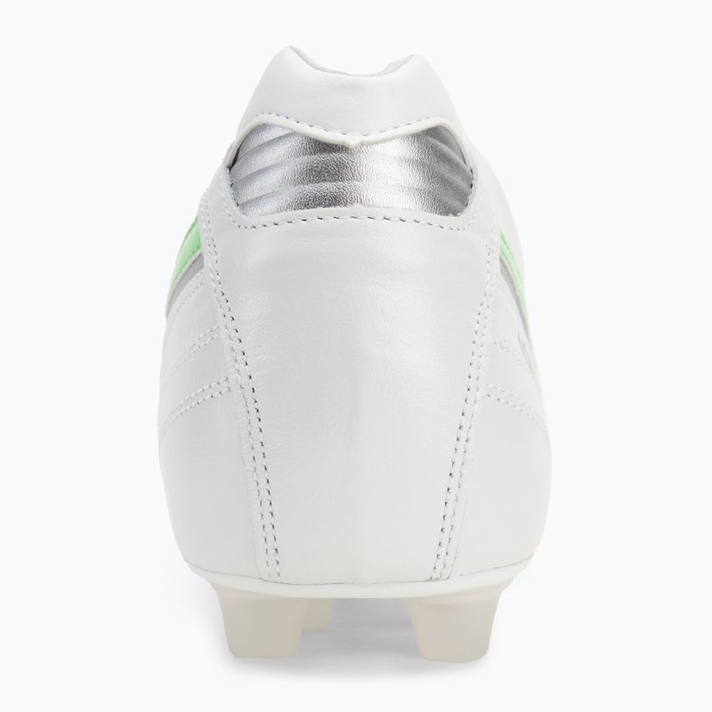 Buty piłkarskie męskie Mizuno Morelia II Japan Md white/neon green/galaxy silver 6