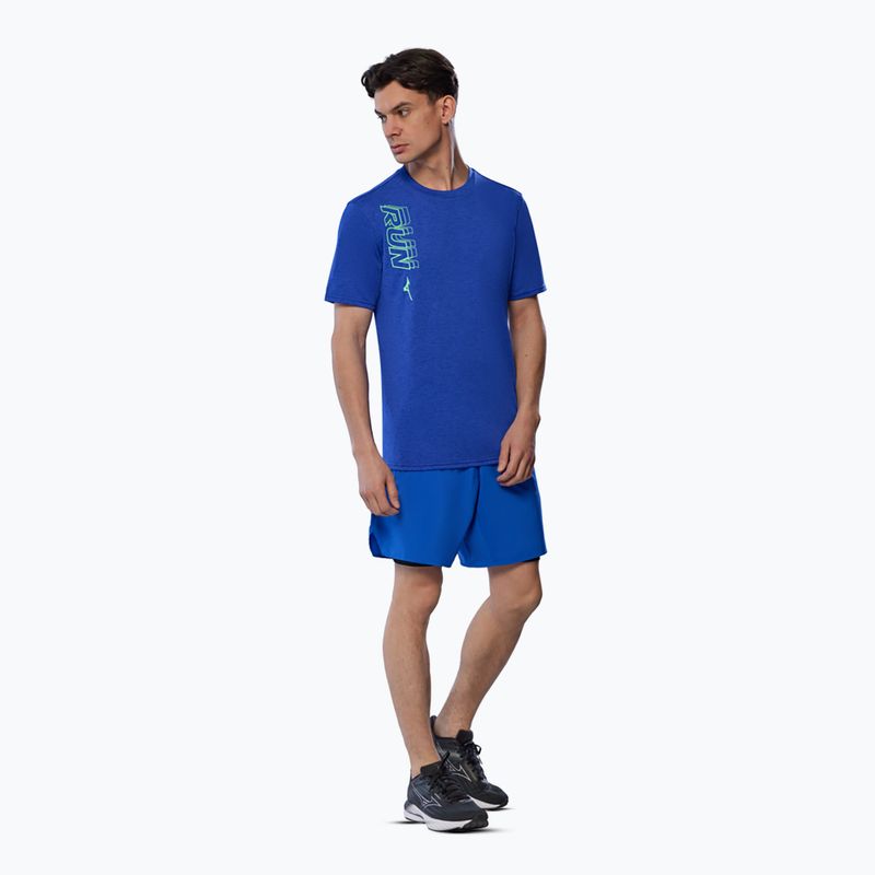Koszulka do biegania męska Mizuno Core Run Tee reflex blue 2